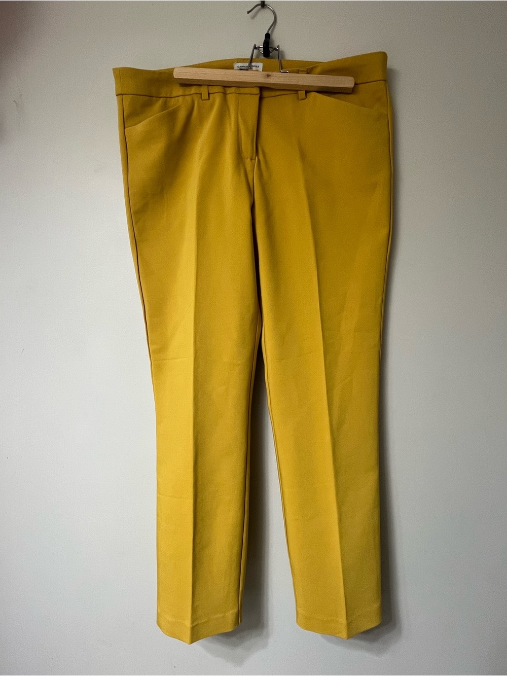 Carolina Belle Mustard Yellow Chinos - Straight Leg 14
